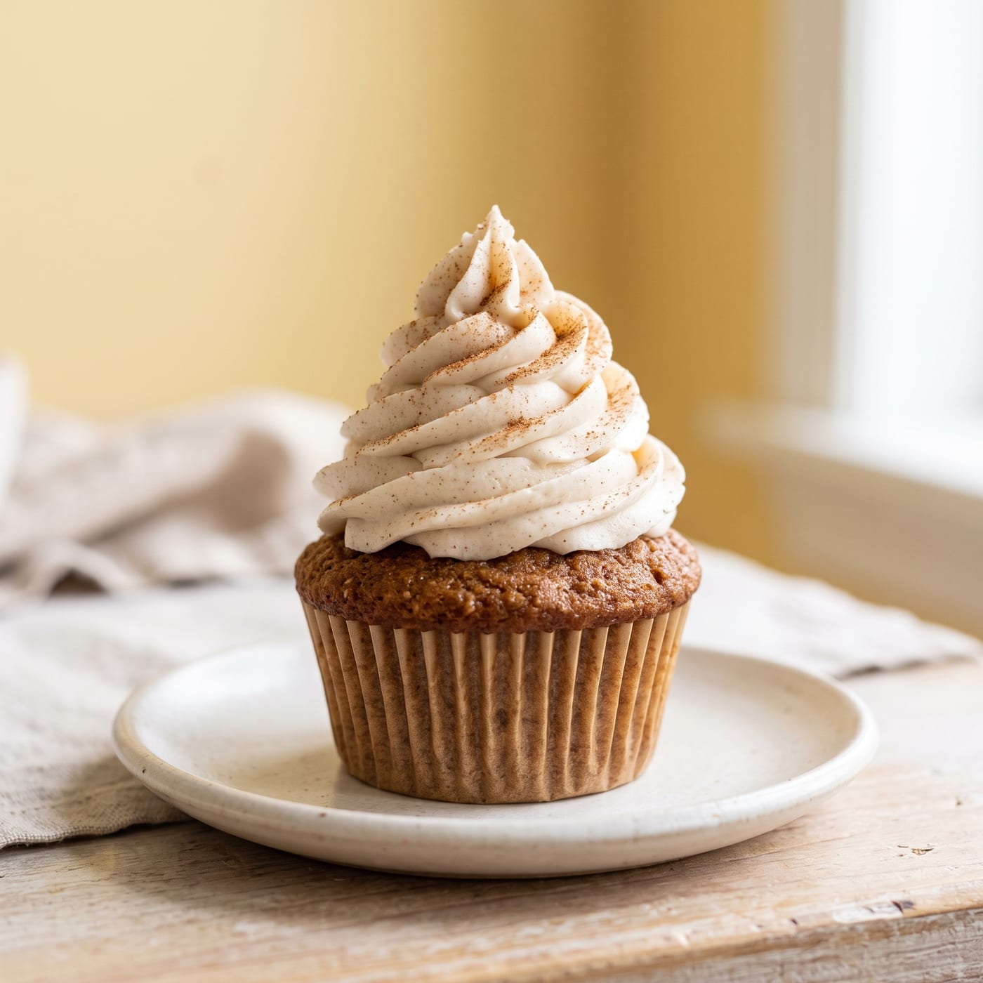 Brown Sugar Cinnamon Swirl Cupcakes
