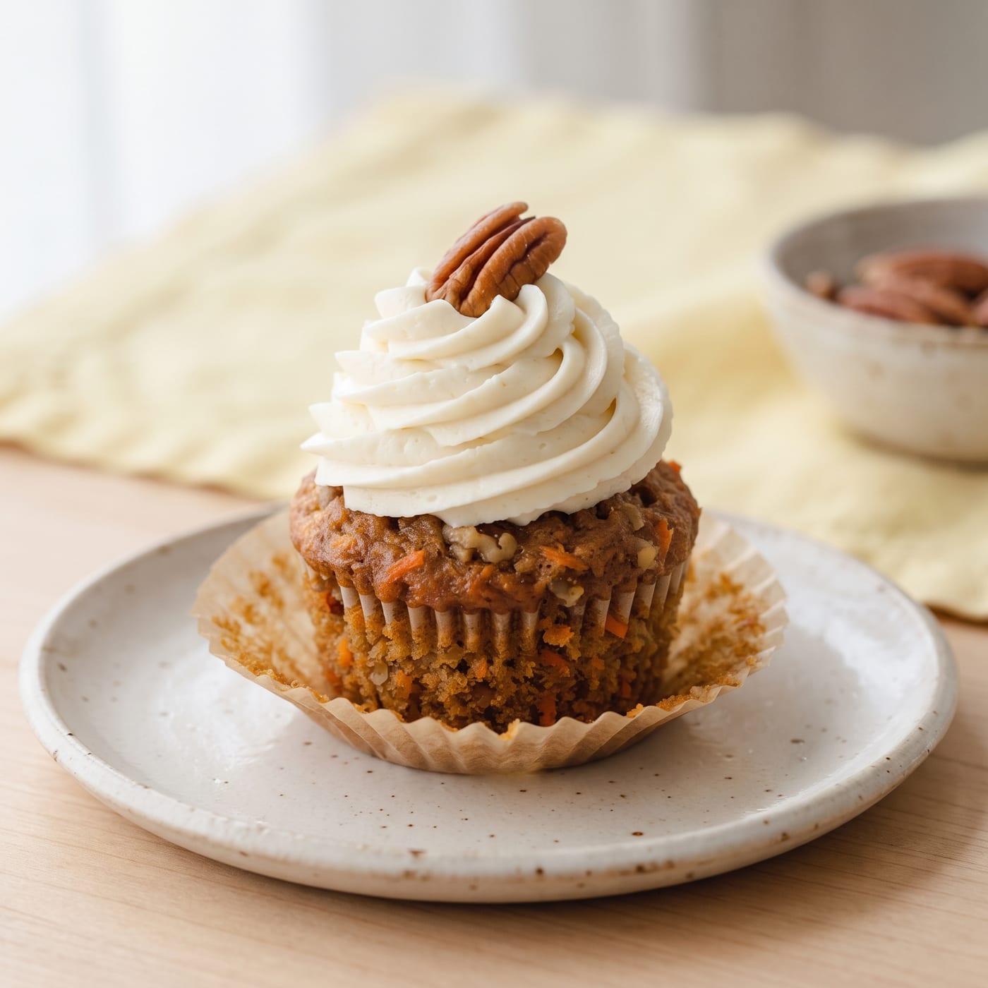 Keto Carrot Cake Cupcakes