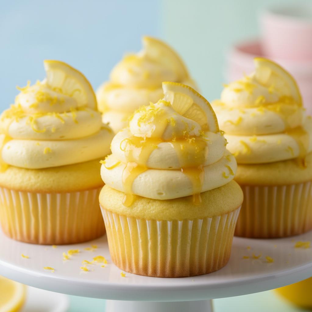 Nut-Free Lemon Sunshine Cupcakes