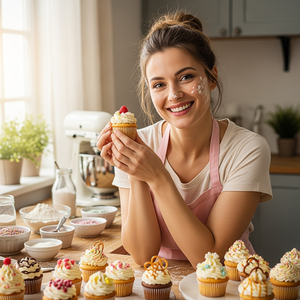 Sarah, recipe developer at Incr-EdibleCupCakes